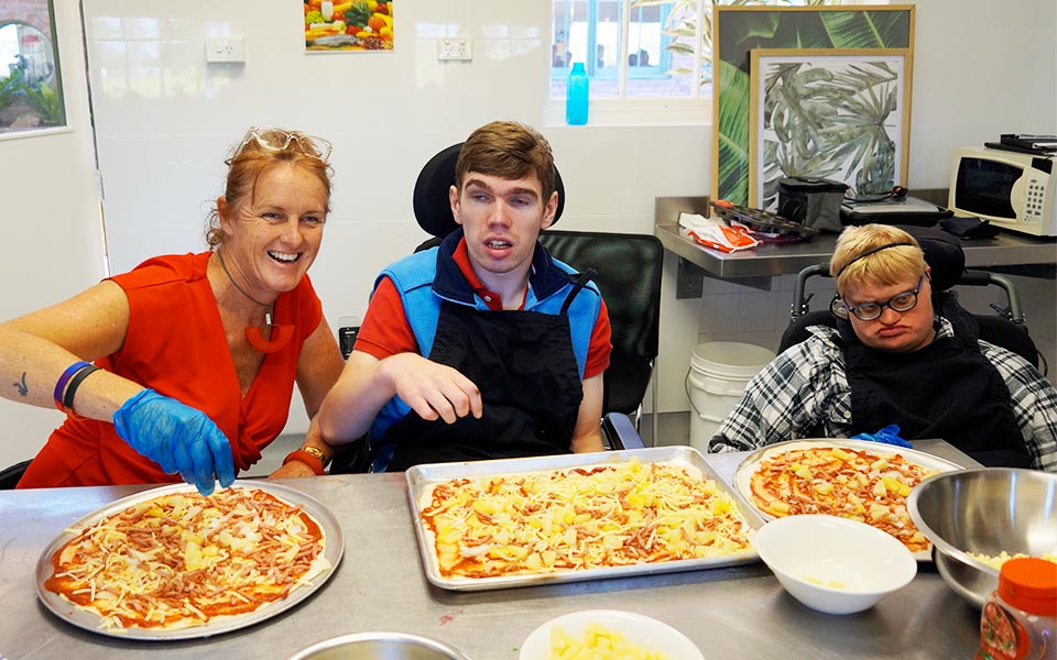 Pizza making in McCabe