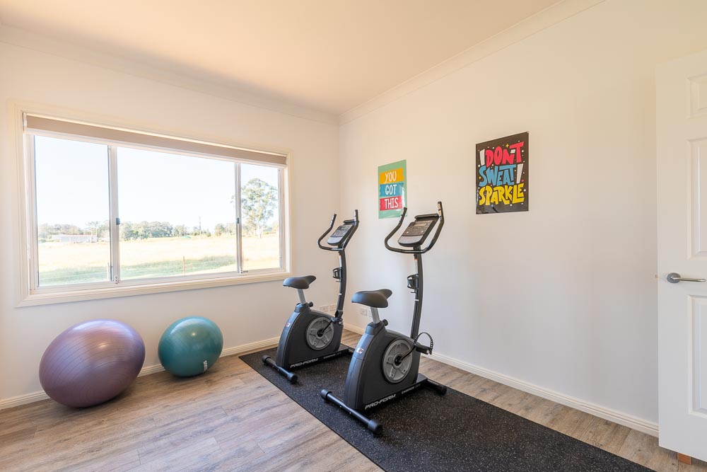 Sunnyfield Gym Room Showcasing Exercise Equipment